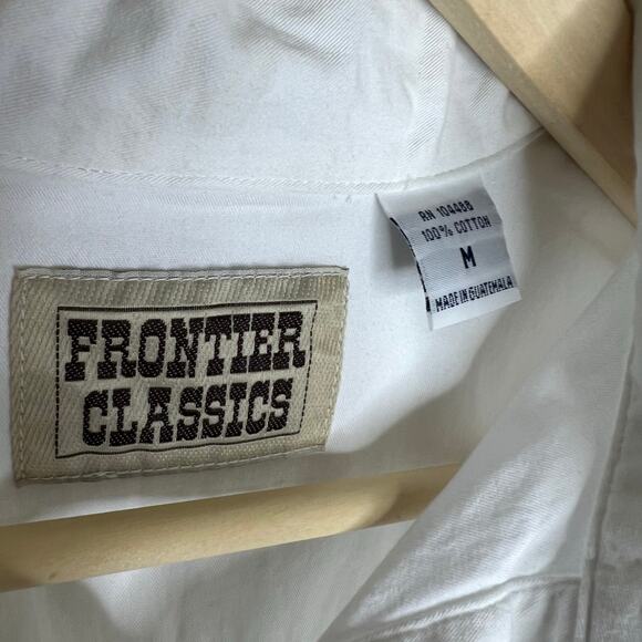 Frontier Classics Dodge City Shirt Medium Mens Cowboy Vintage Old West Victorian - Picture 8 of 8